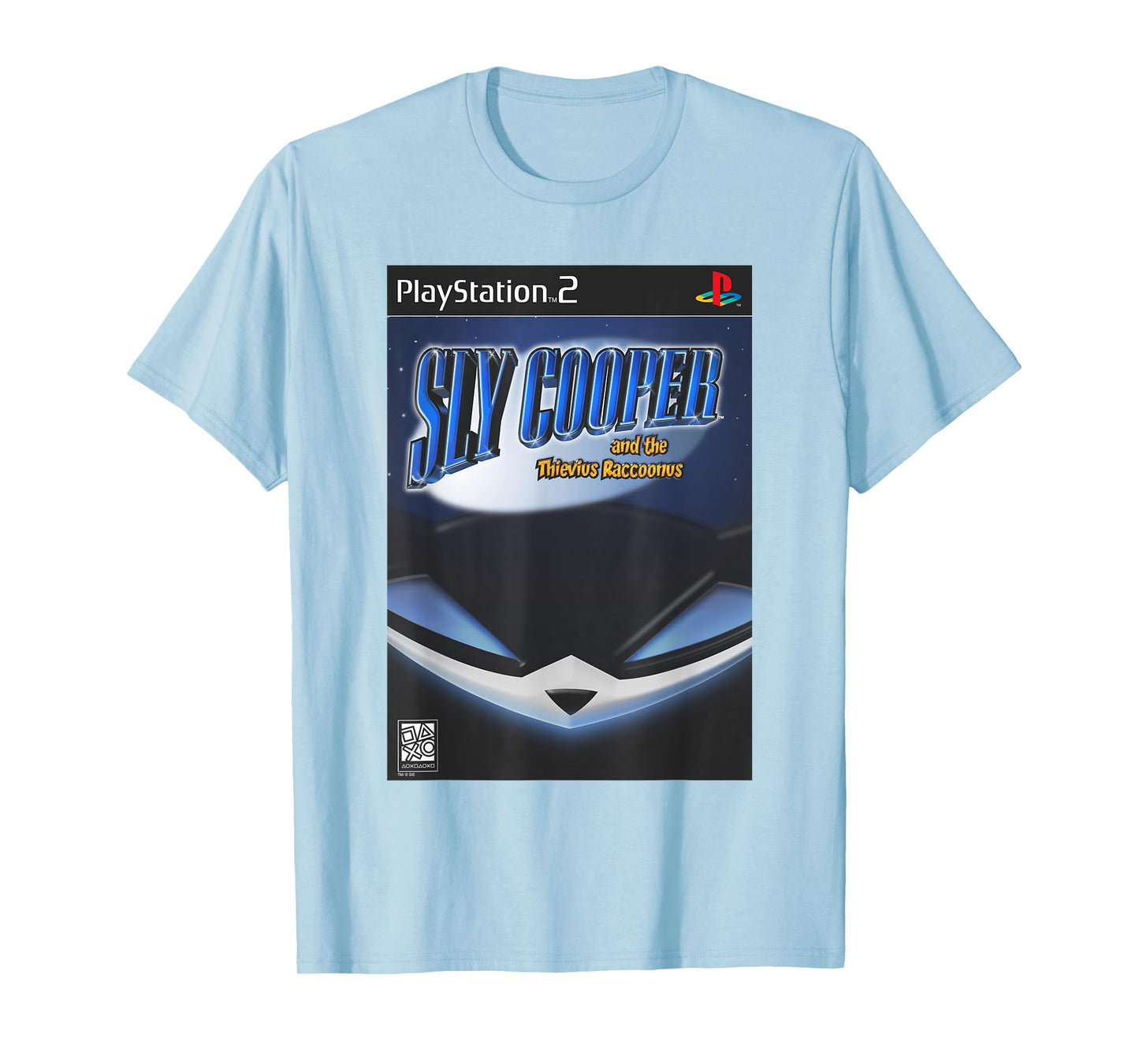 PlayStation 2 Sly Cooper Cover Art Video Game T-Shirt