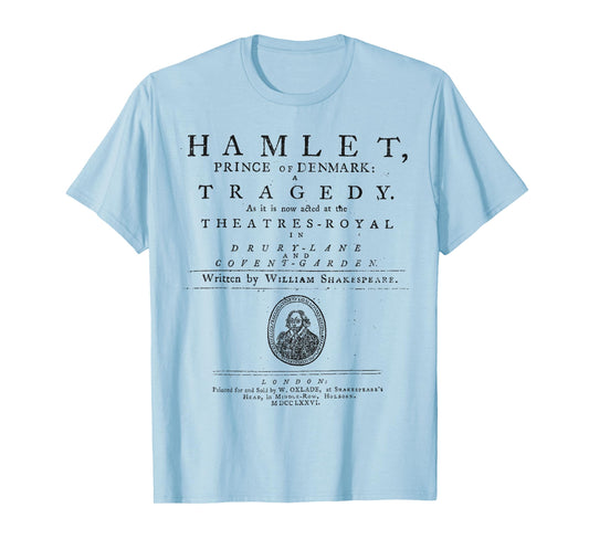 William Shakespeare Hamlet Shirt Literature Theatre Gift T-Shirt