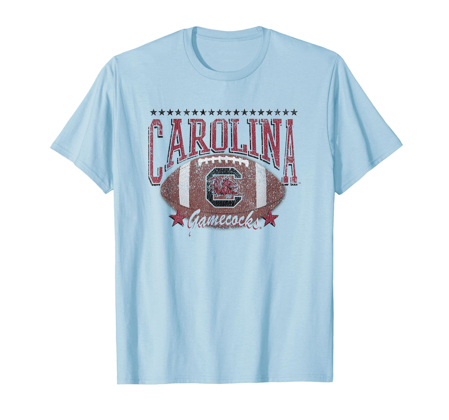 South Carolina Gamecocks Football Vintage Stars White T-Shirt