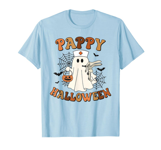 Pappy Halloween Ghost with Speculum OB Nursing Department T-Shirt