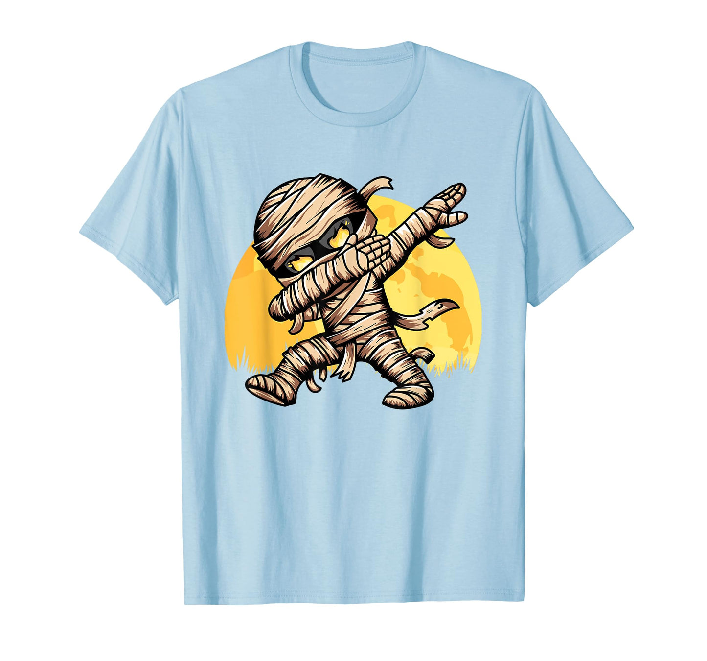 Dabbing Mummy Costume Dab Dancing Men Kids Boys Halloween T-Shirt