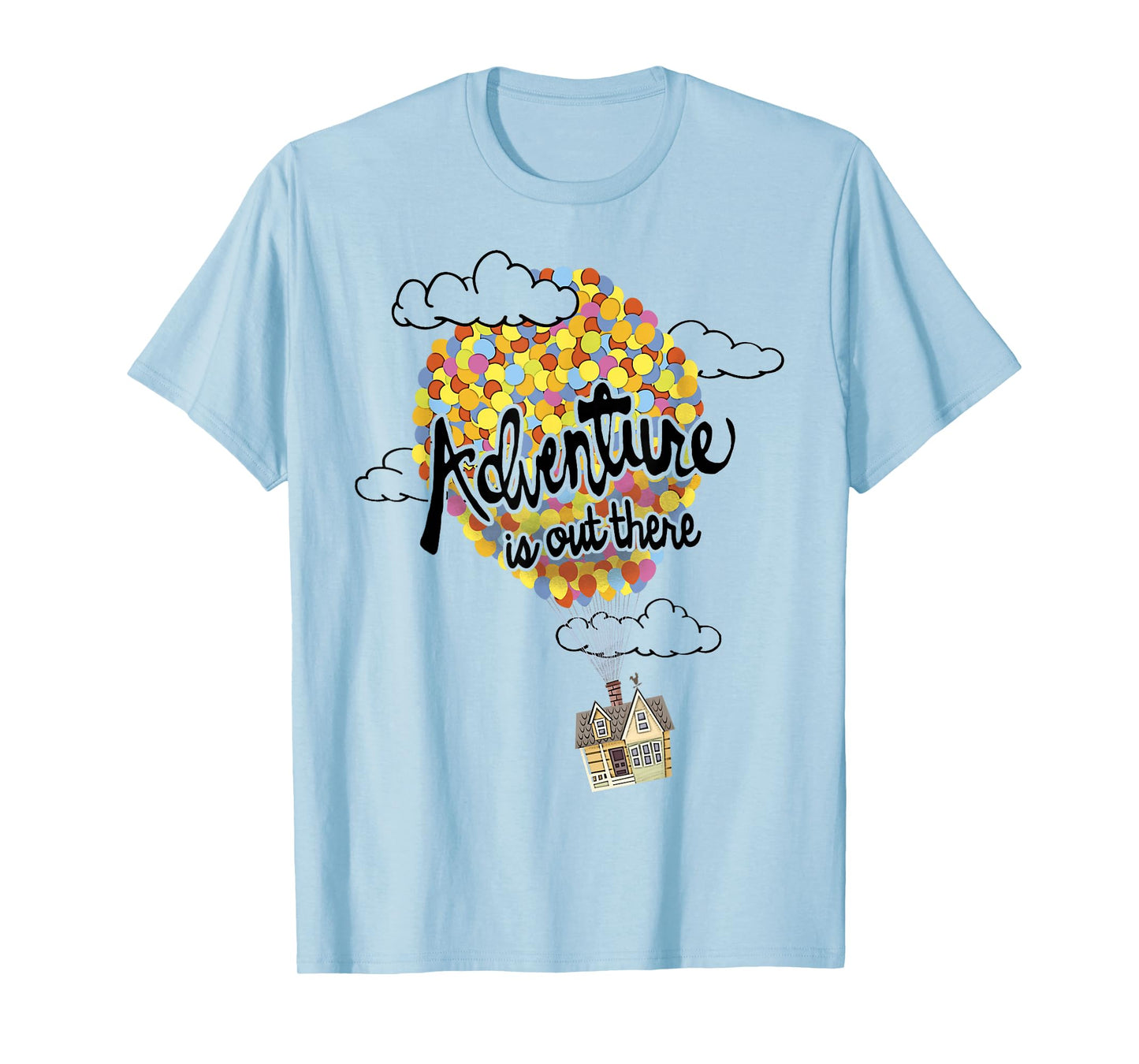 Disney Pixar Up Adventure is Out There House Balloon Graphic T-Shirt