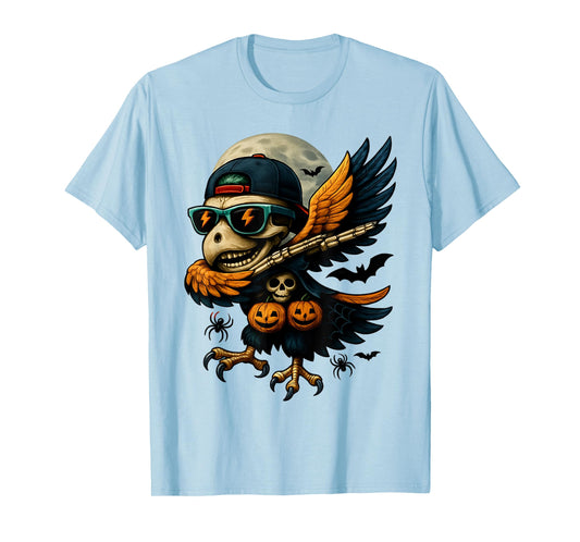 Funny Dabbing Halloween Skeleton Eagle Dancing Skeletons T-Shirt