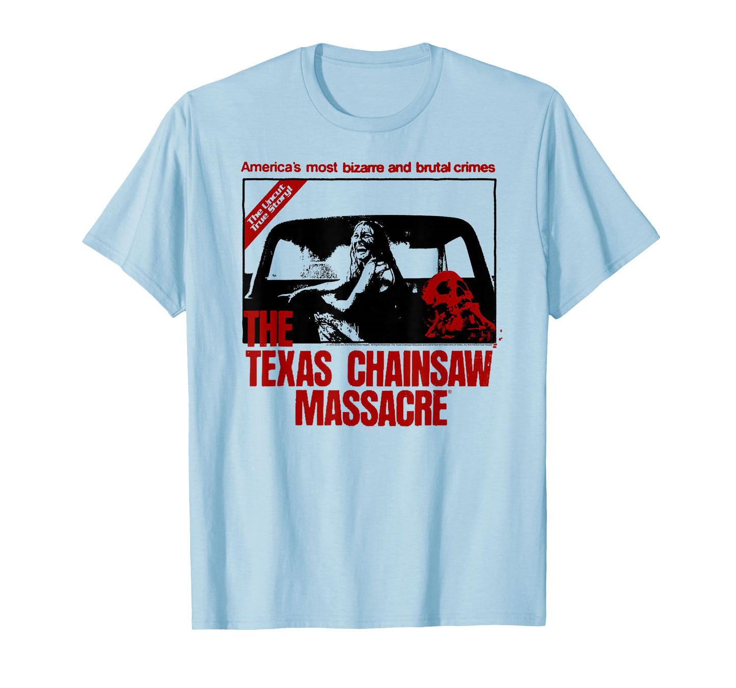 The Texas Chainsaw Massacre Back of Truck Sally Horror T-Shirt