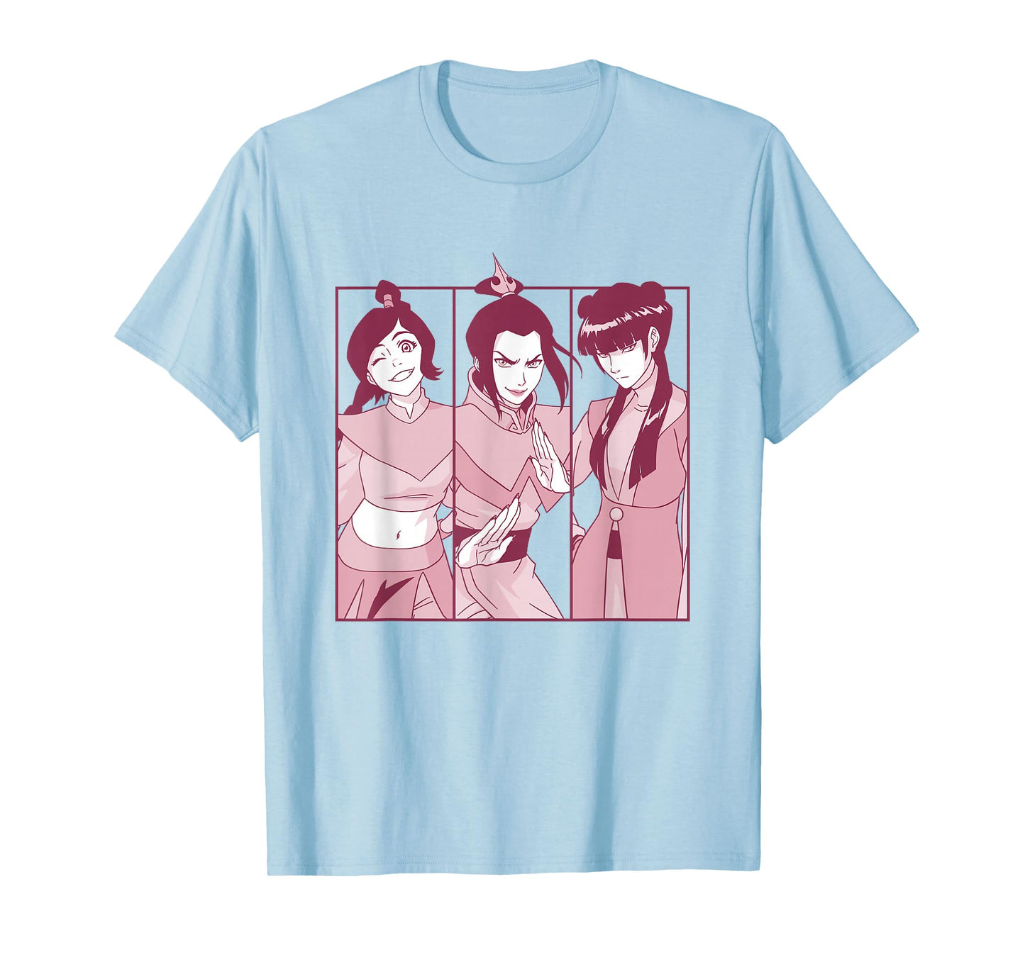Avatar: The Last Airbender Mighty Women Warrior Panels T-Shirt