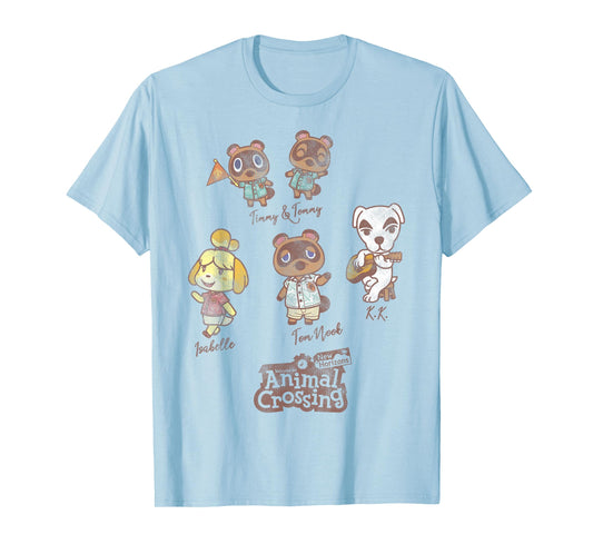 Animal Crossing: New Horizons Nintendo Game Group Names T-Shirt