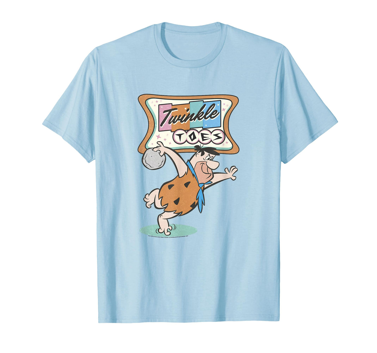 The Flintstones Twinkle Toes Fred Flintstone Bowling Alley T-Shirt