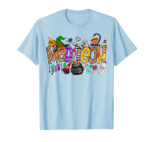 Med Tech Wiccan Witches Halloween Spooky Season Costume T-Shirt