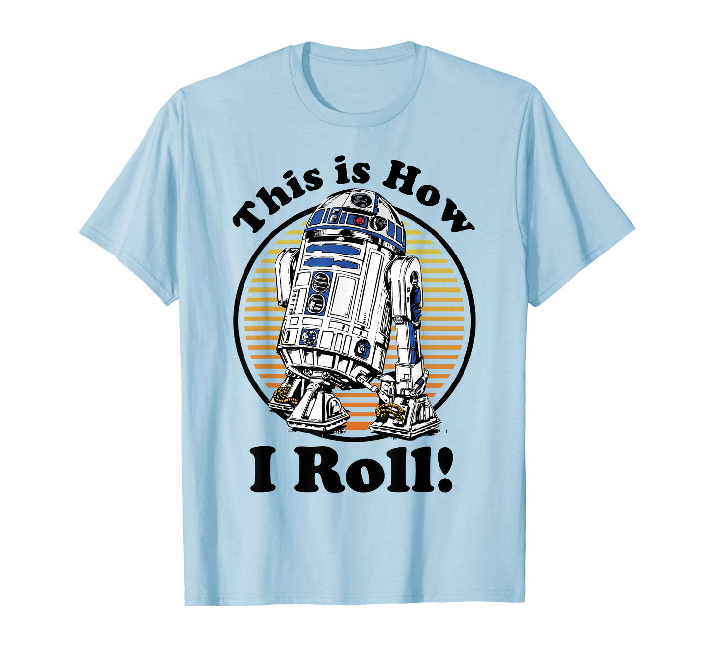 Star Wars R2-D2 Retro This Is How I Roll Graphic T-Shirt T-Shirt