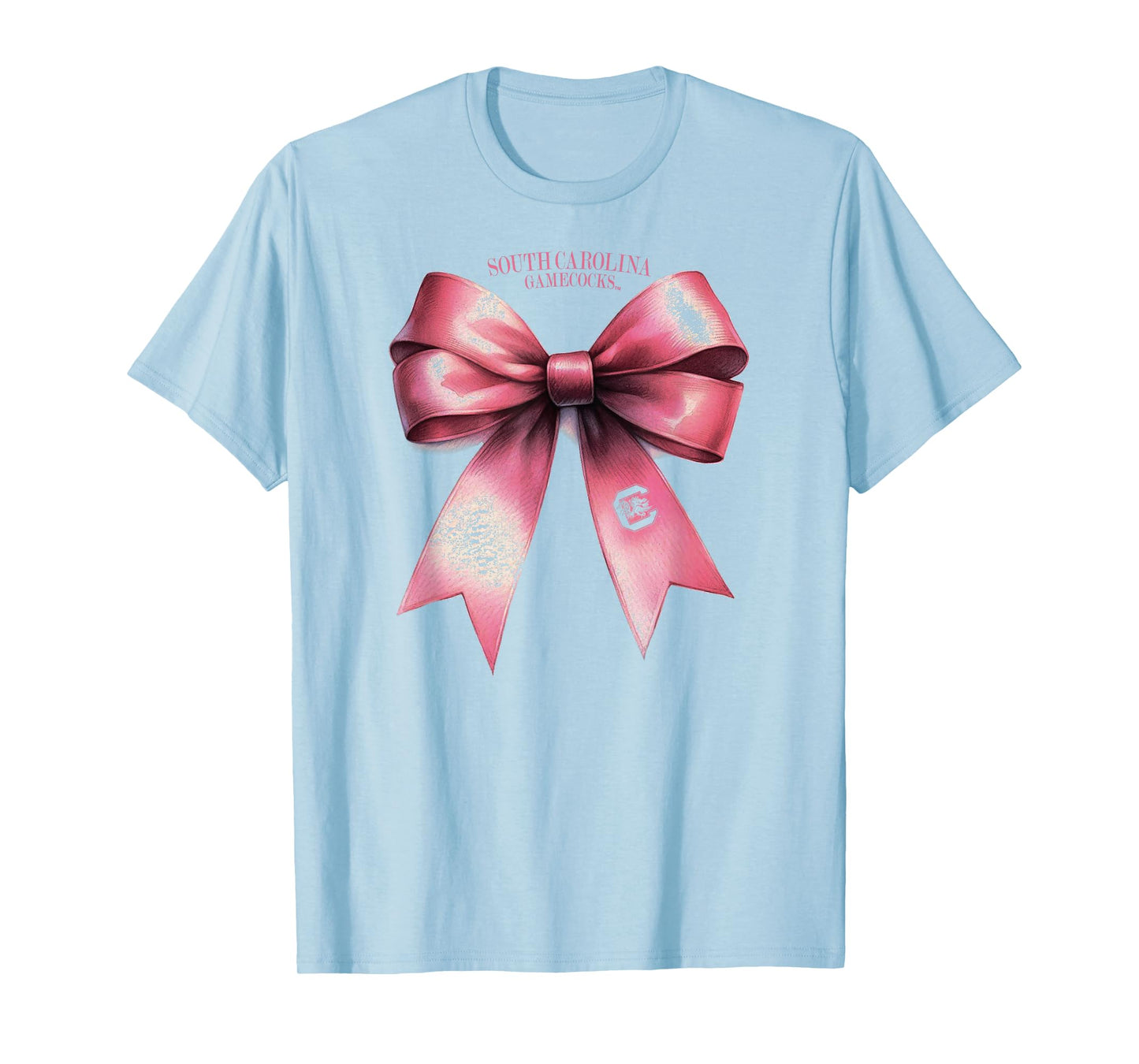 South Carolina Gamecocks Bow Pink Officially Licensed T-Shirt