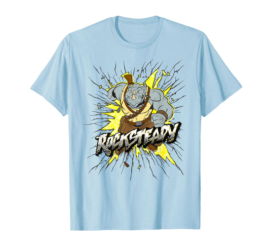 TMNT Rocksteady Crash Retro Cartoon T-Shirt