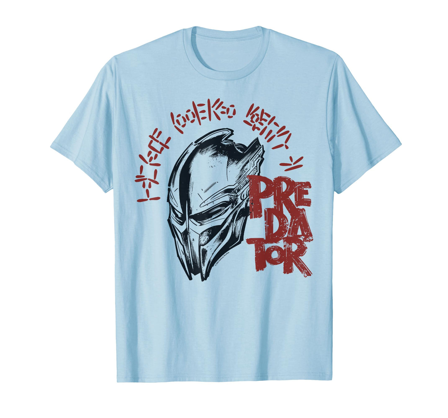 Predator: Badlands Warrior Helmet Distressed Poster T-Shirt