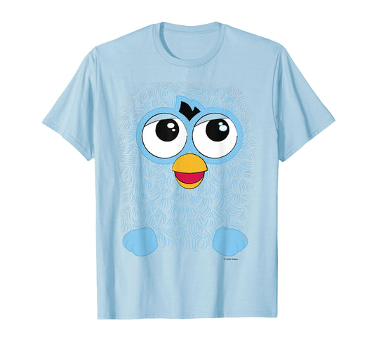 Furby Retro Big Blue Smiling Face T-Shirt