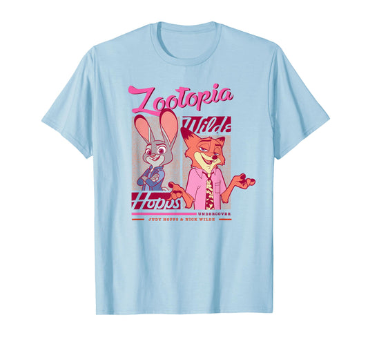 Disney Zootopia 2 Judy Hopps & Nick Wilde Undercover T-Shirt
