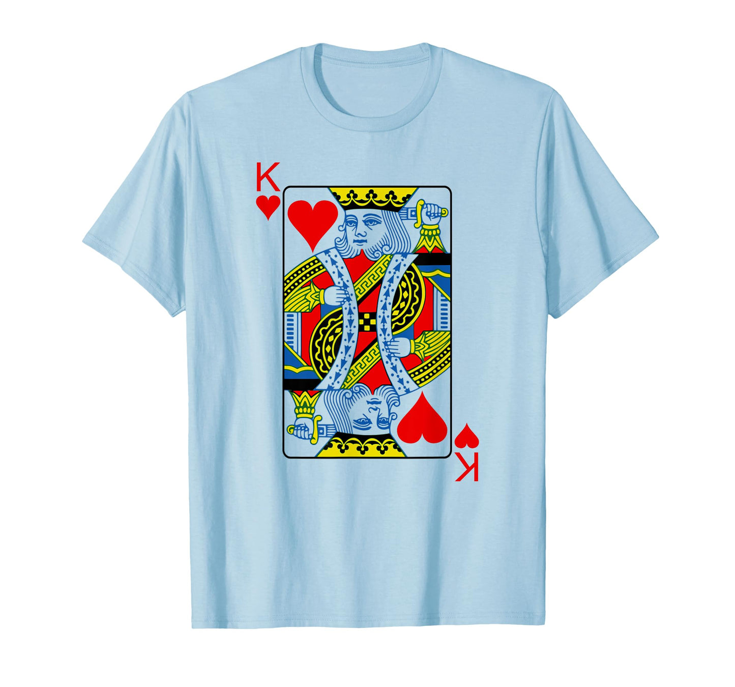 King Of Hearts Playing Cards Poker T-Shirt