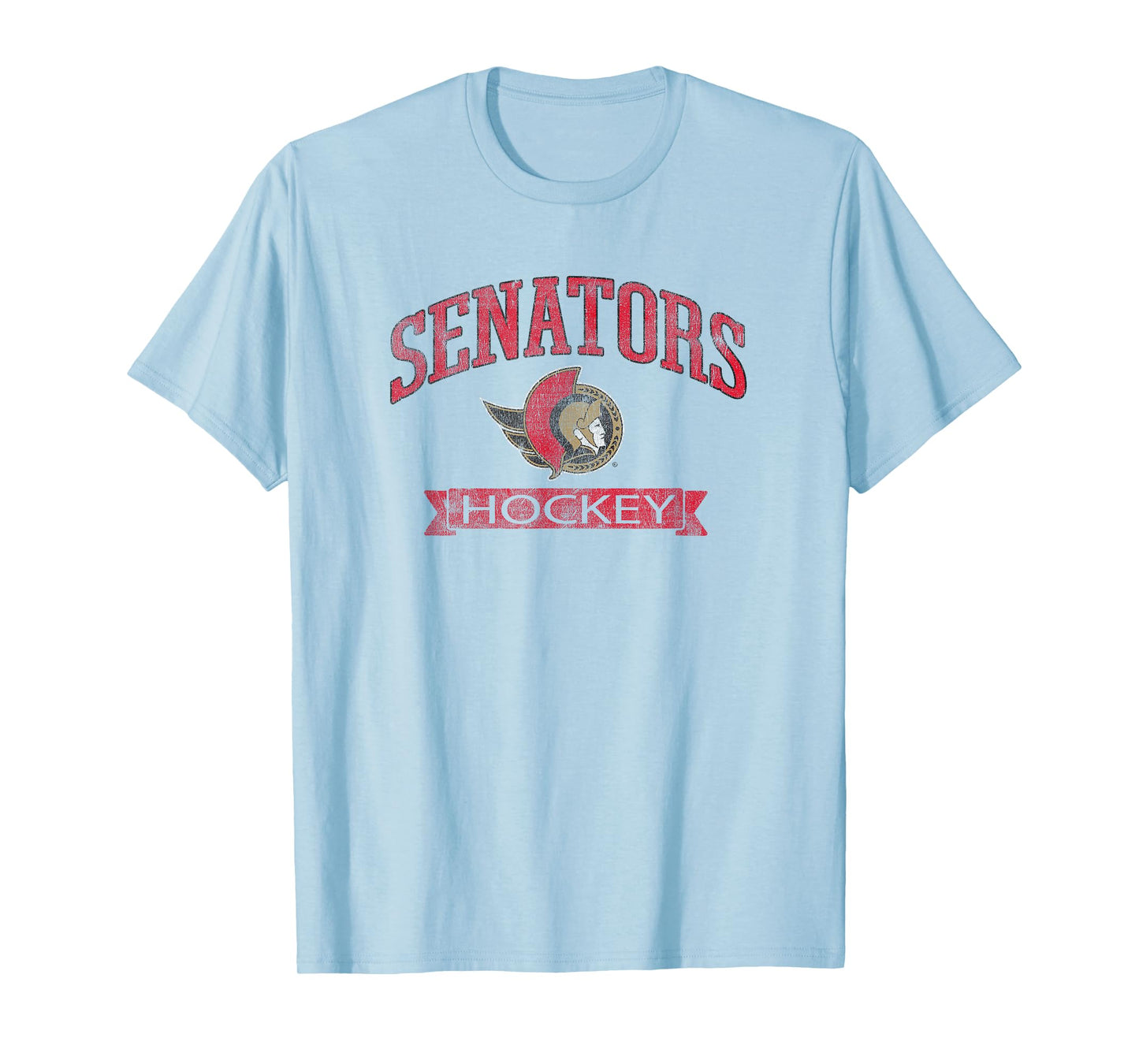 Ottawa Senators Vintage Hockey Gray NHL Officially Licensed T-Shirt