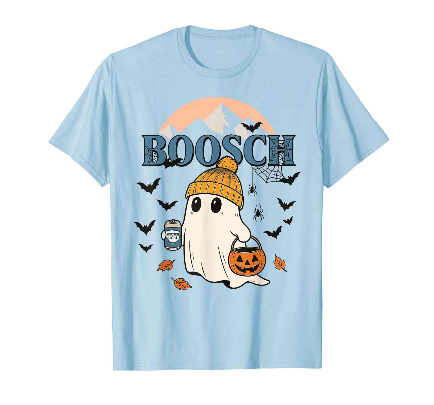 Funny Ghost Beer Halloween Spooky Boo Beer Drinking Party T-Shirt