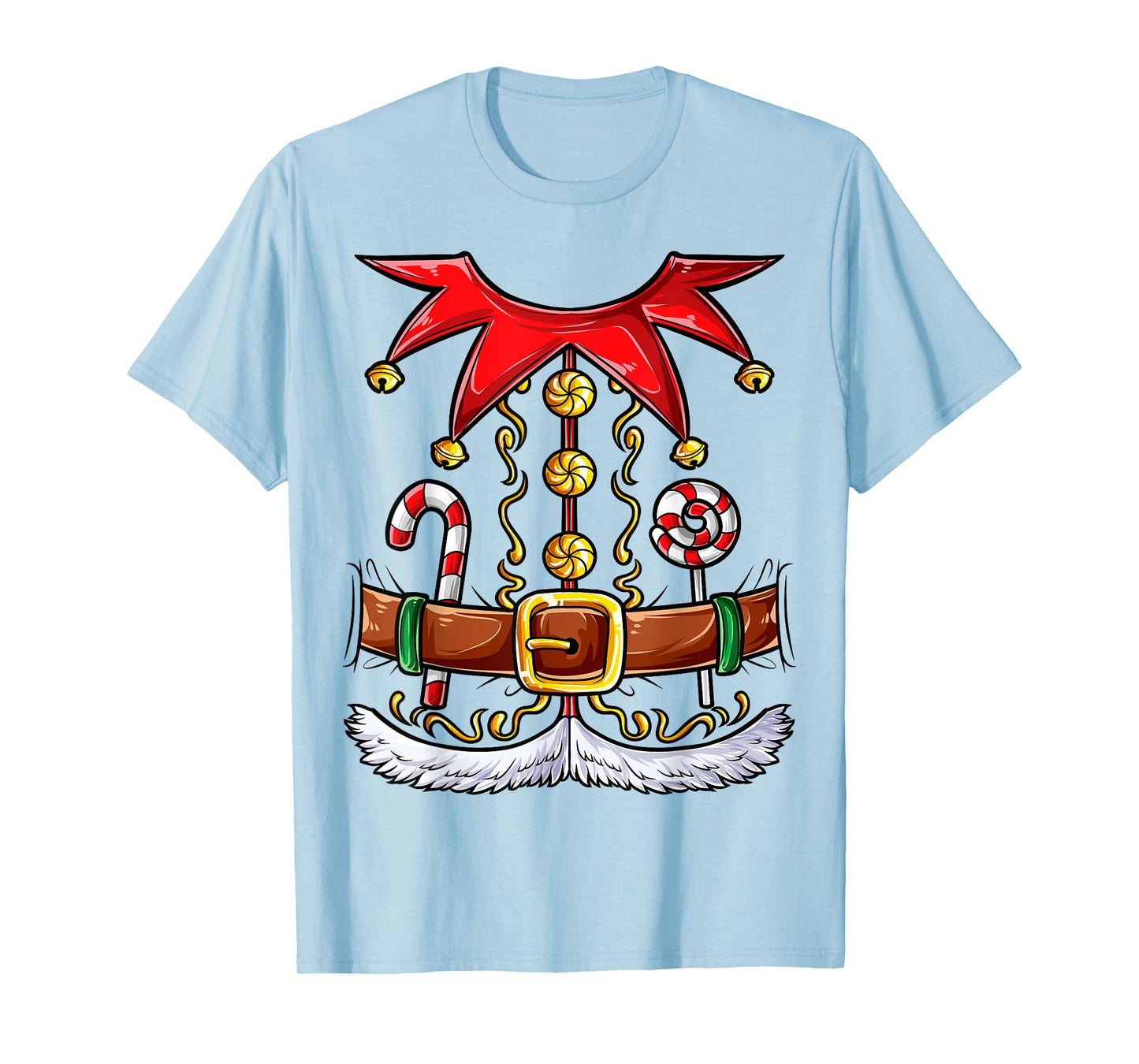 Elf Costume Christmas Elves Boys Girls Funny Xmas Holiday T-Shirt