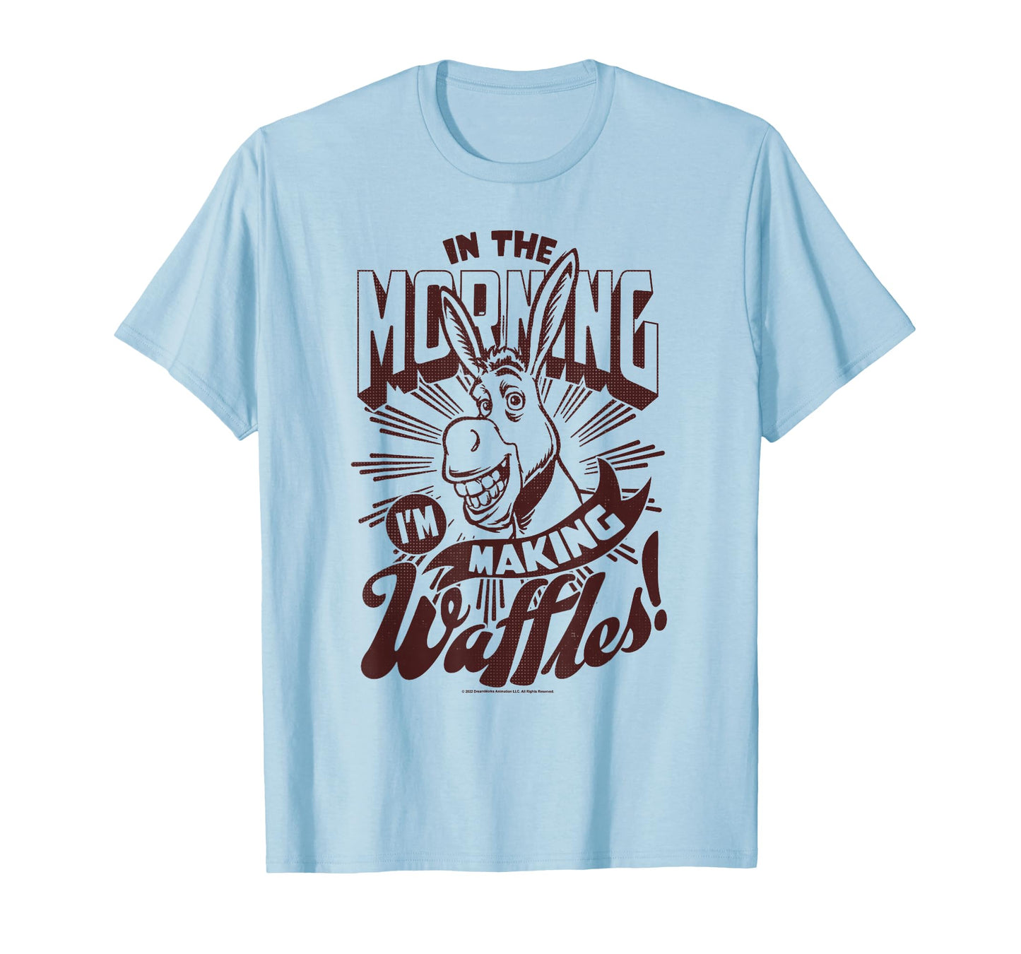Shrek Donkey in The Morning I'm Making Waffles! T-Shirt