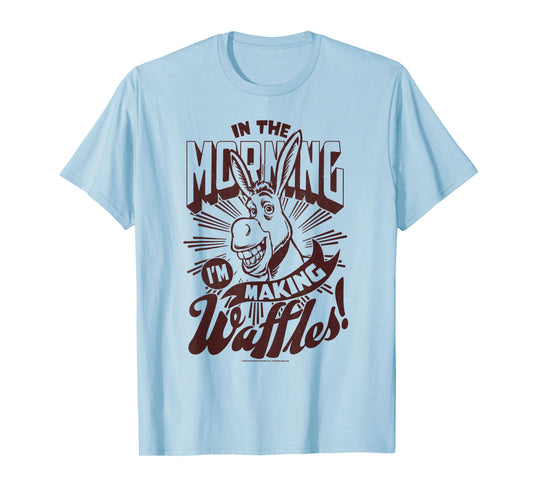 Shrek Donkey in The Morning I'm Making Waffles! T-Shirt