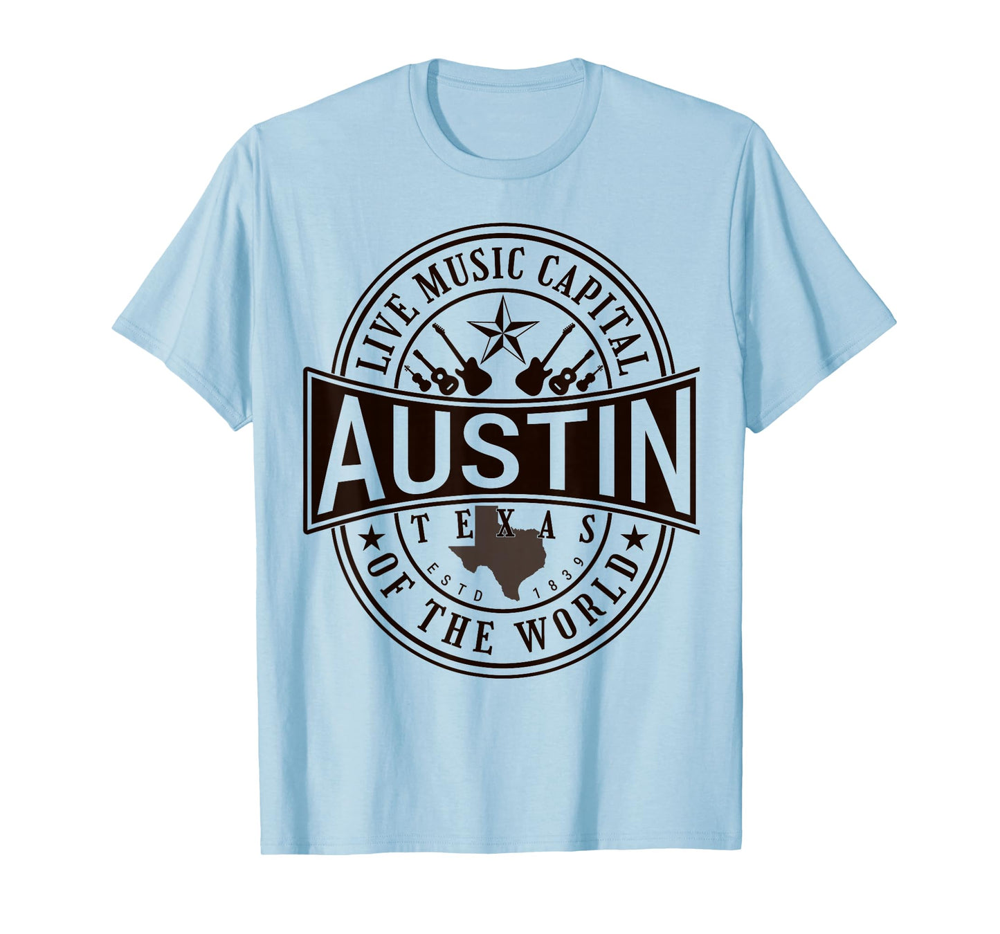 Live Music Capital of the World Austin Texas Souvenir T-Shirt