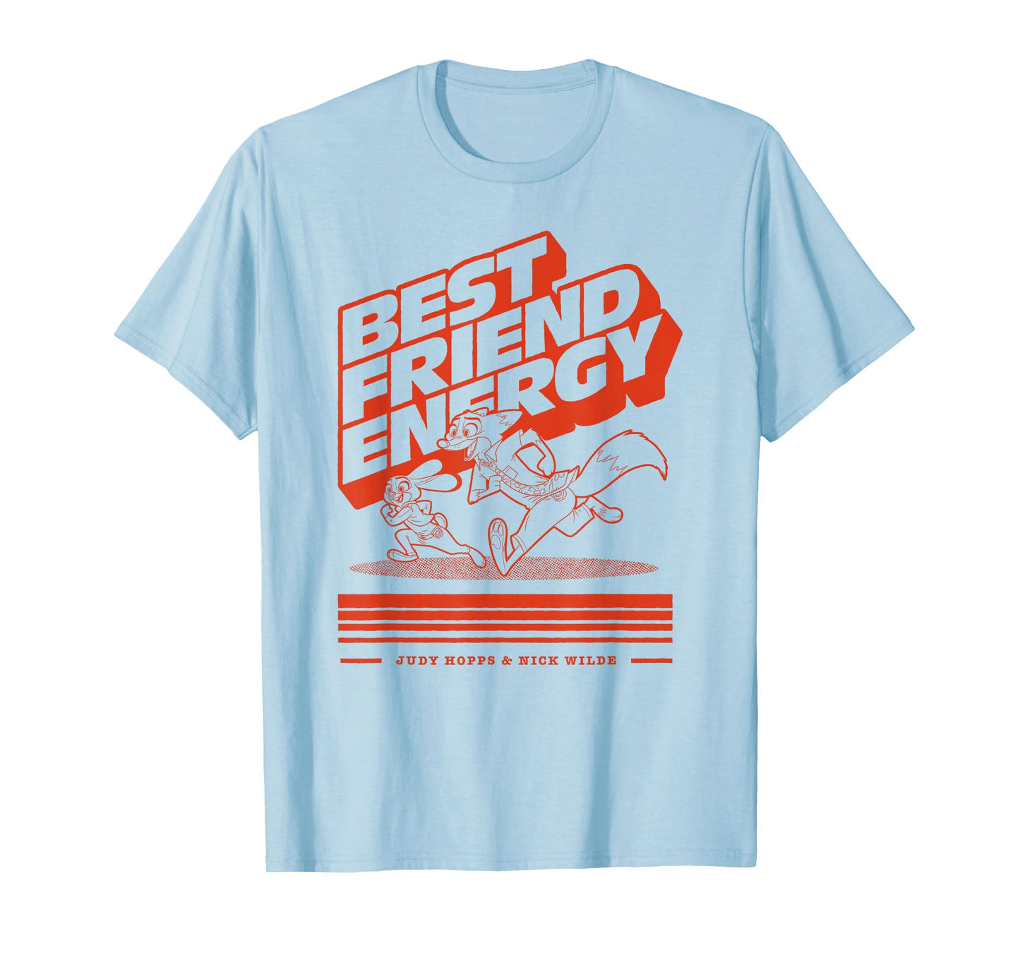 Disney Zootopia 2 Best Friend Energy Judy & Nick T-Shirt
