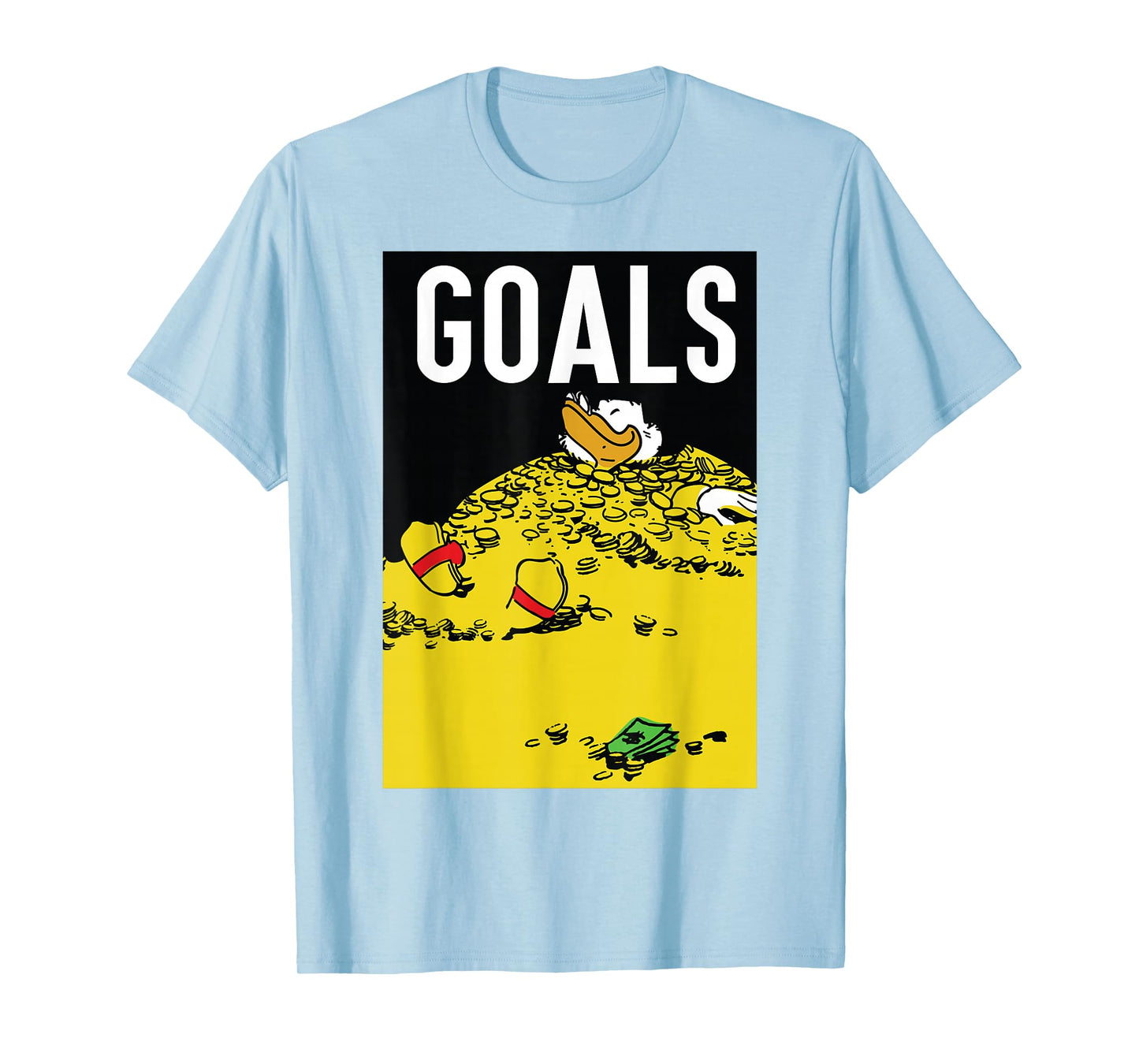 Disney - Duck Tales Scrooge Money Goals T-Shirt