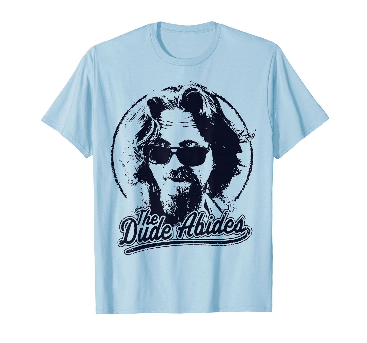The Big Lebowski The Dude Abides Classic Circle Logo T-Shirt T-Shirt