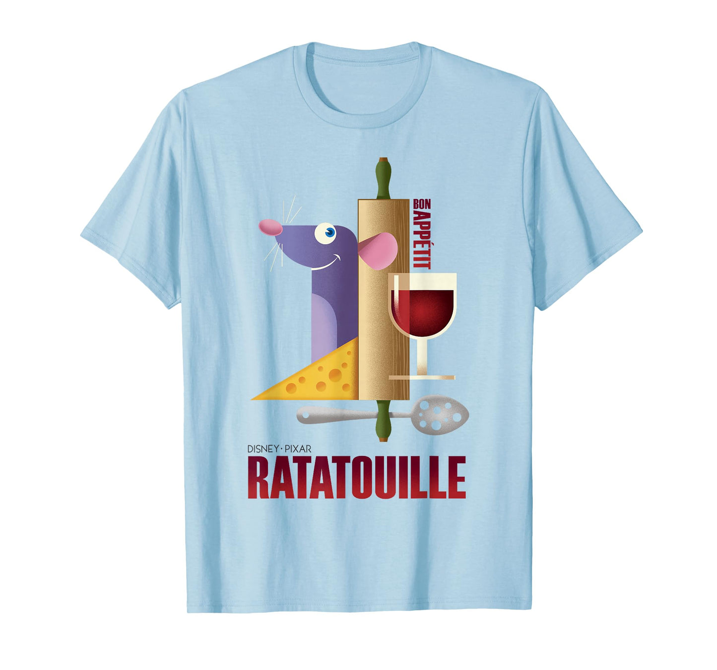 Disney Pixar Ratatouille Bon Appetit Poster T-Shirt