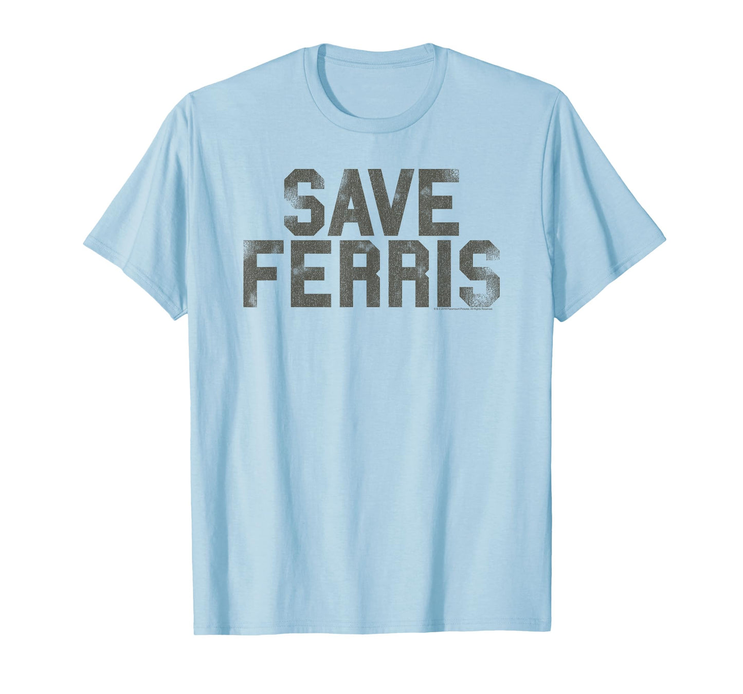 Ferris Bueller's Day Off Distressed Save Ferris Movie T-Shirt