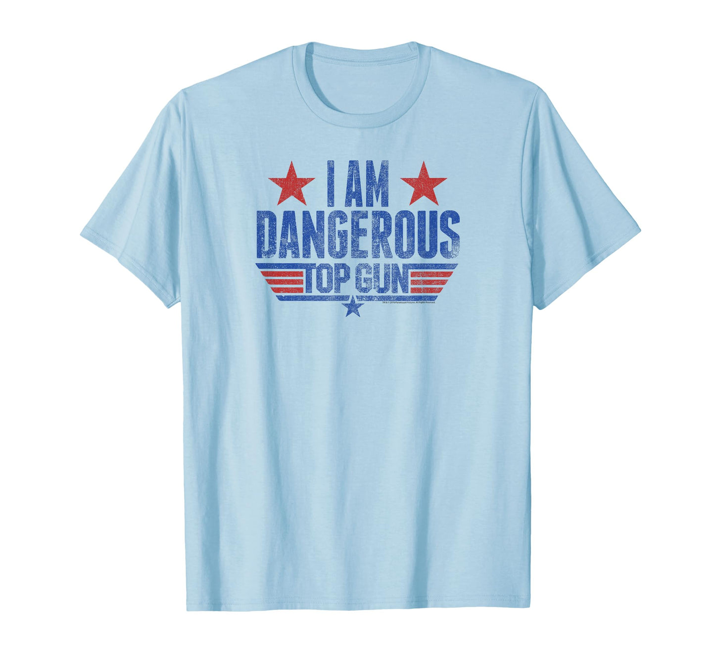Top Gun I Am Dangerous Logo Action Movie T-Shirt
