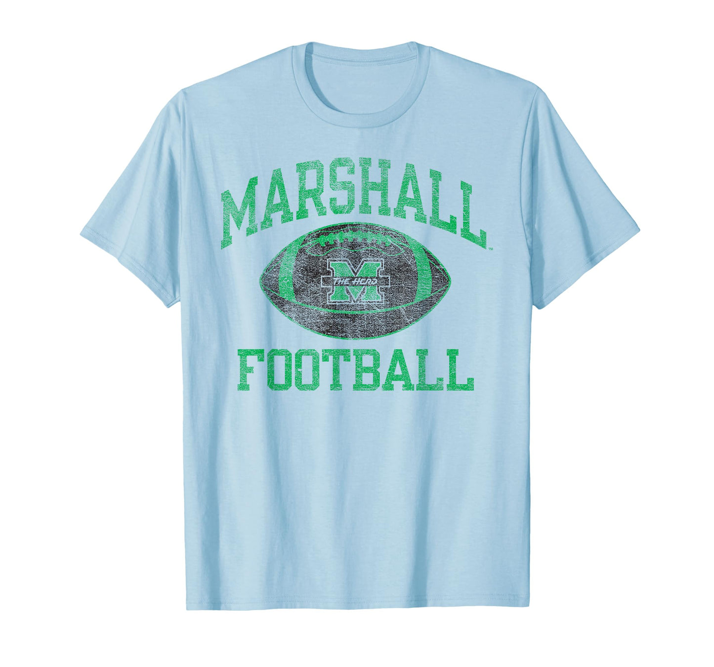 Marshall Thundering Herd Football Intensity White T-Shirt
