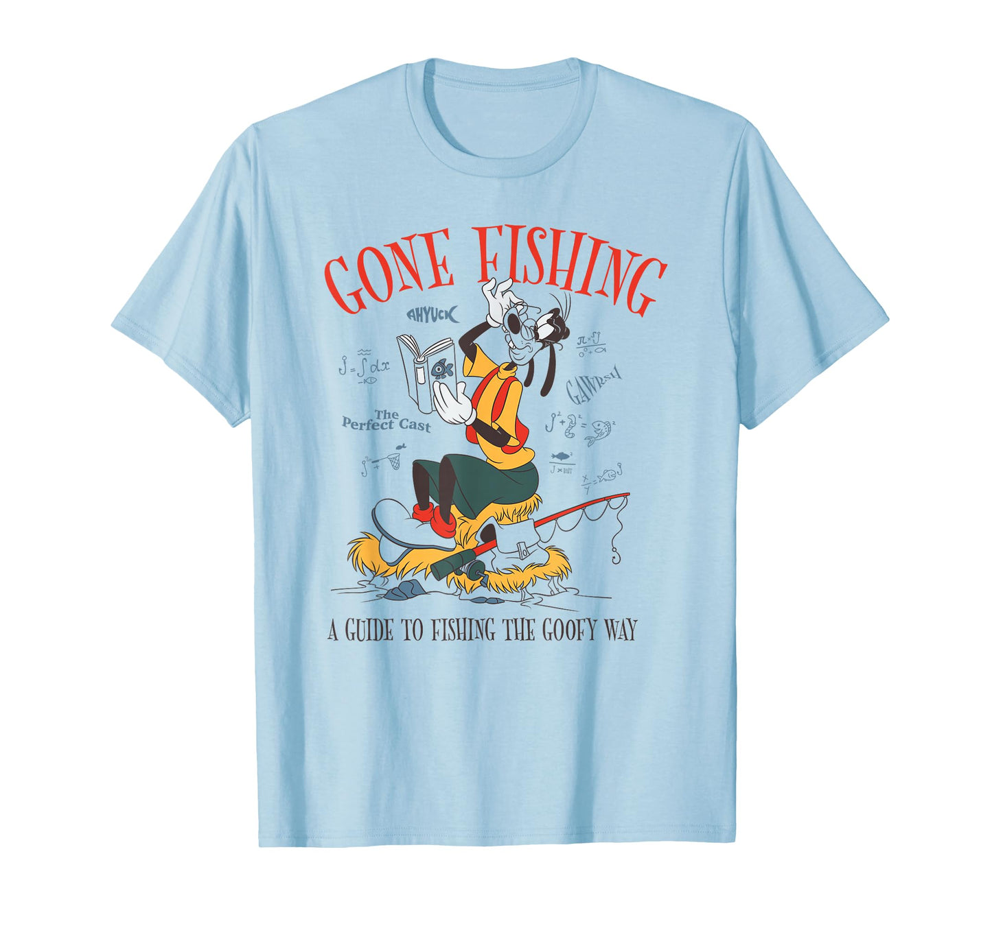 Disney A Goofy Movie Gone Fishing The Goofy Way Big Poster T-Shirt