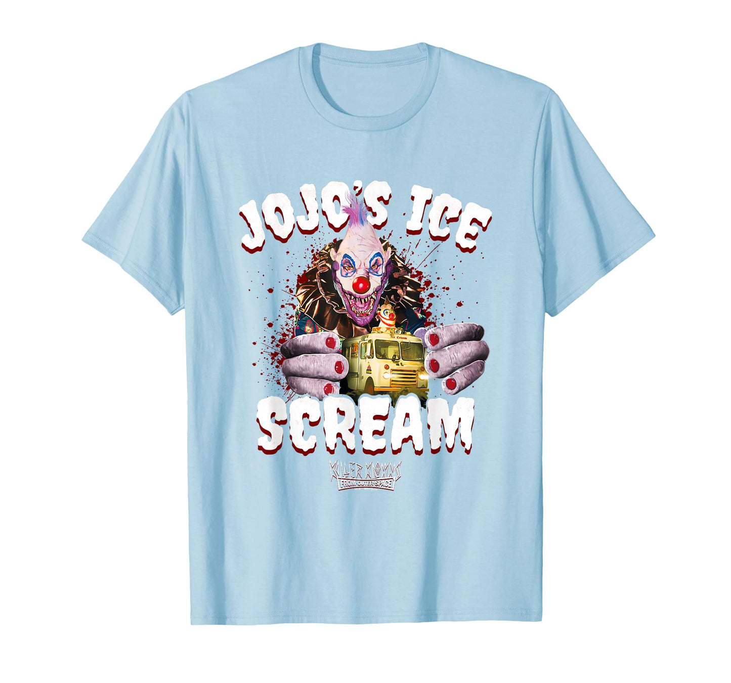 Killer Klowns from Outer Space Jojo's Ice Scream Chest Logo T-Shirt