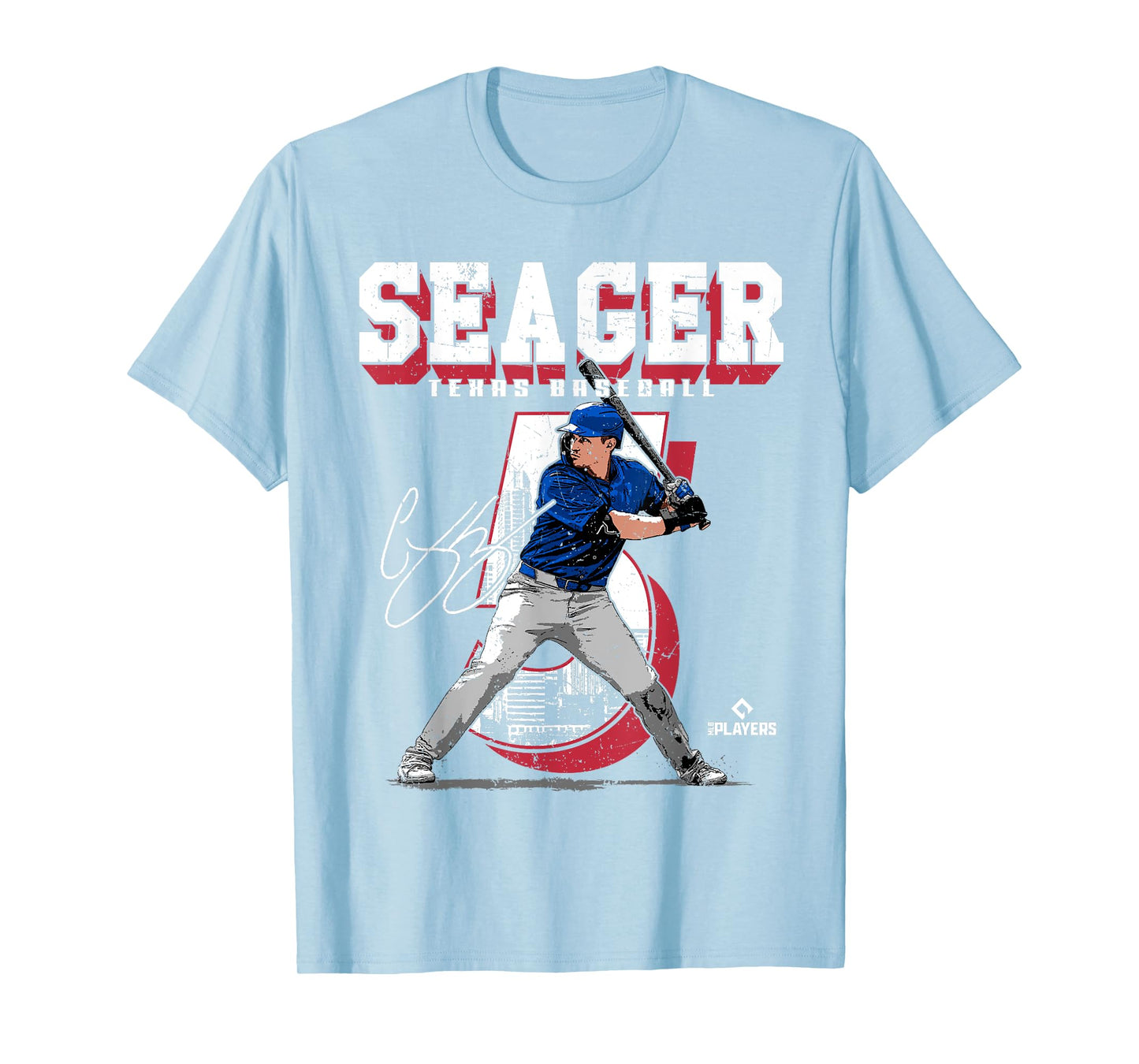 Corey Seager | Texas MLB Baseball Players | MLBCSE206M T-Shirt
