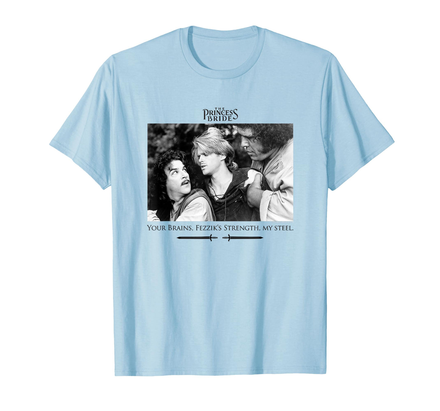 The Princess Bride Brains, Strength, Steel Retro Movie T-Shirt
