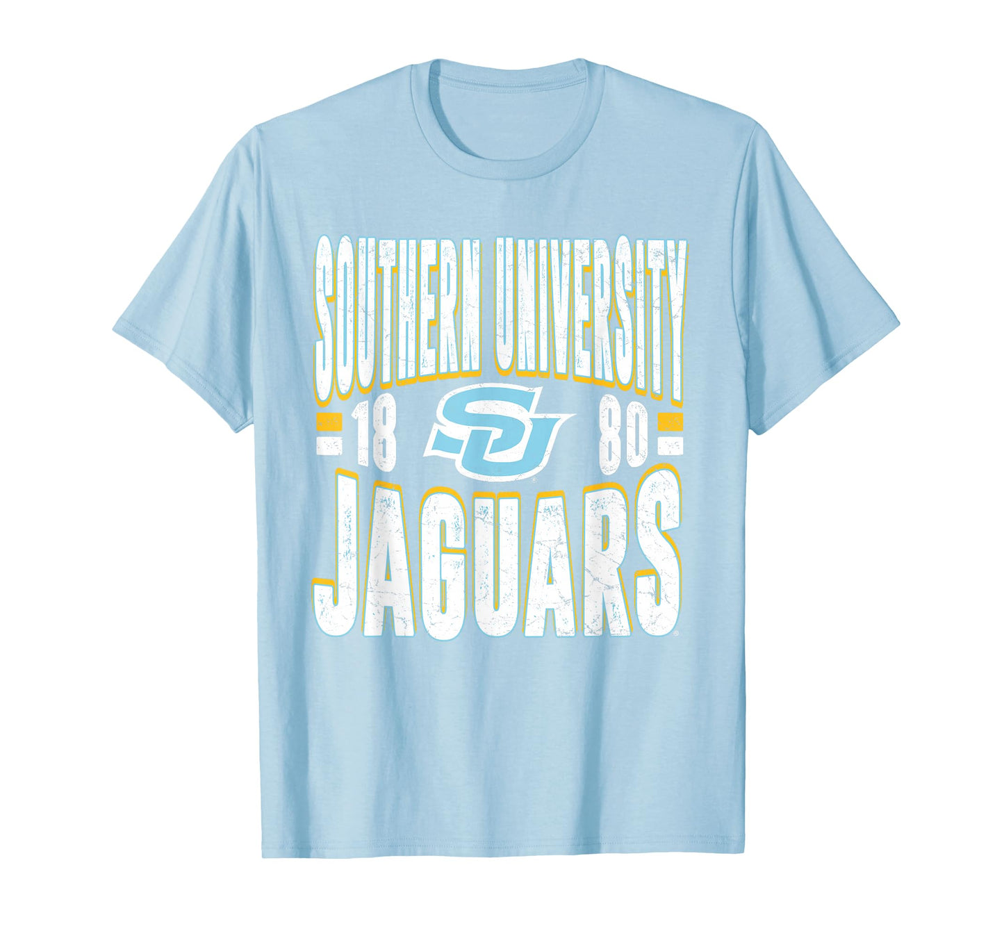 Southern Jaguars Vintage 90's Retro Blue Officially Licensed T-Shirt