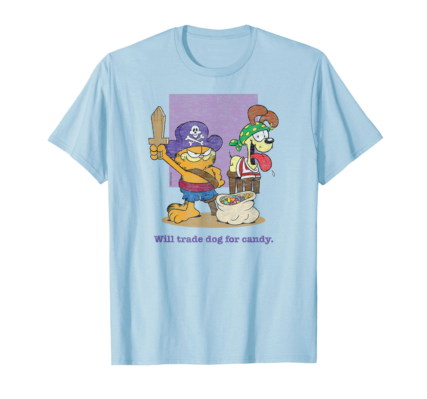 Garfield - Halloween Will Trade Dog For Candy T-Shirt