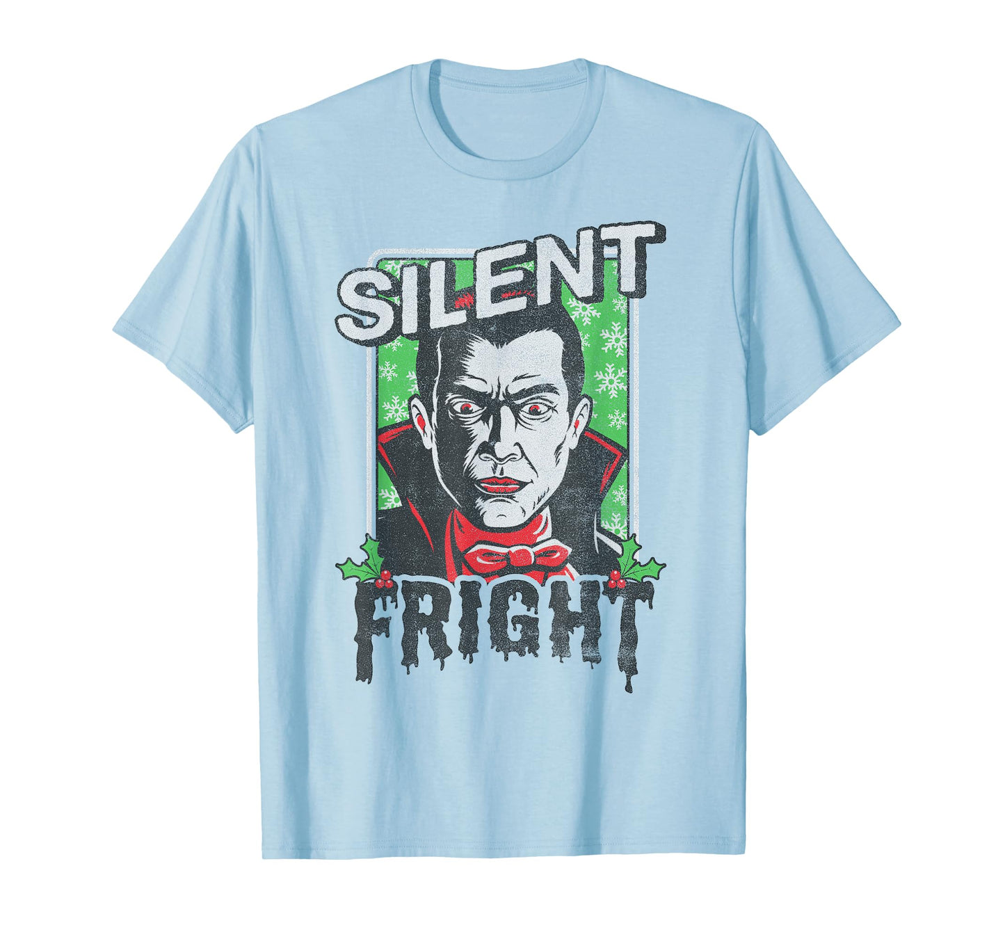 Universal Monsters Christmas Dracula Silent Fright T-Shirt