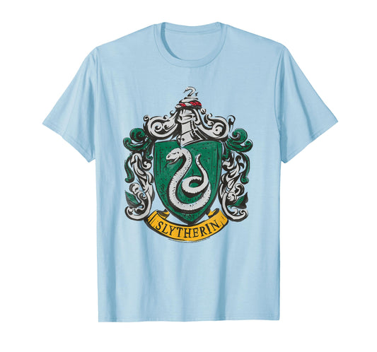 Harry Potter Drawn Slytherin Crest T-Shirt