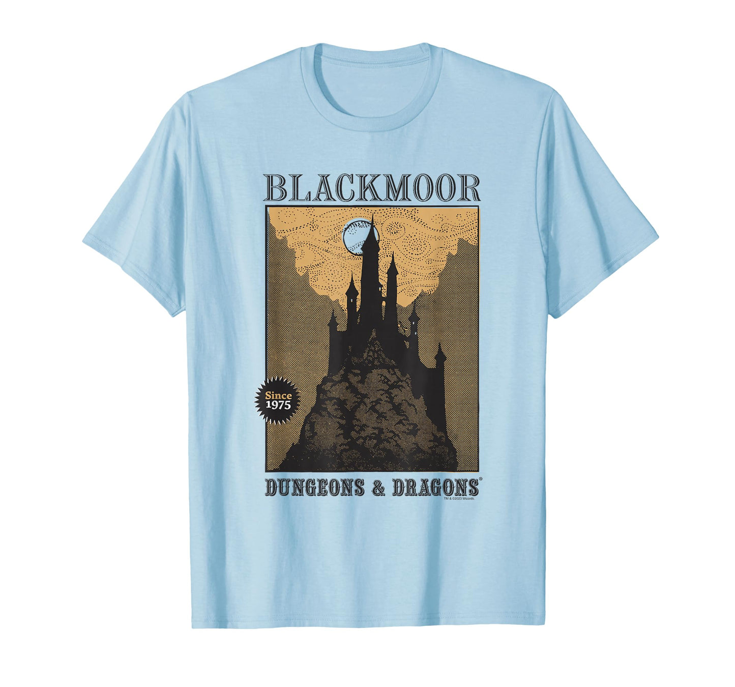 Dungeons & Dragons 50th Anniversary Blackmoor Castle Card T-Shirt