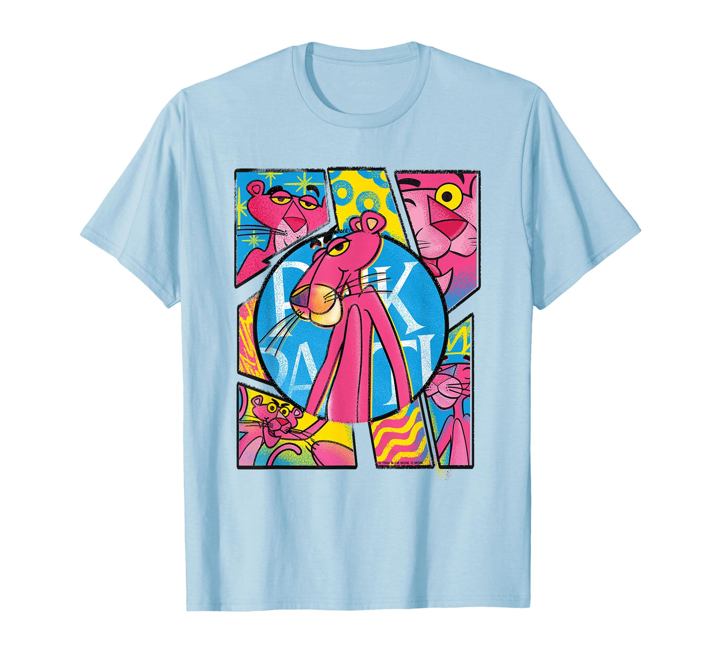 Pink Panther Graffiti Panels T-Shirt