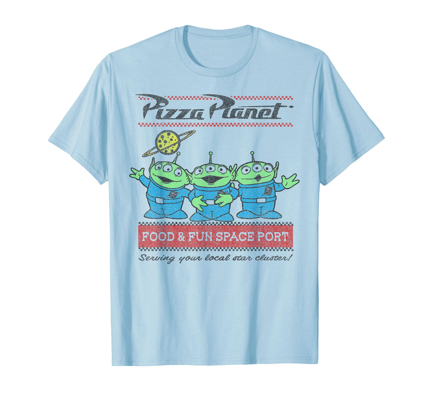 Disney Pixar Toy Story Pizza Planet Aliens T-Shirt