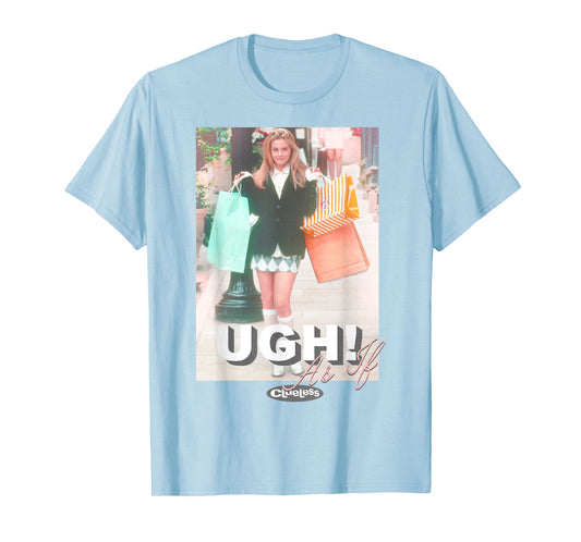 Clueless Cher Shopping Pose Ugh As If Graphic T-Shirt T-Shirt