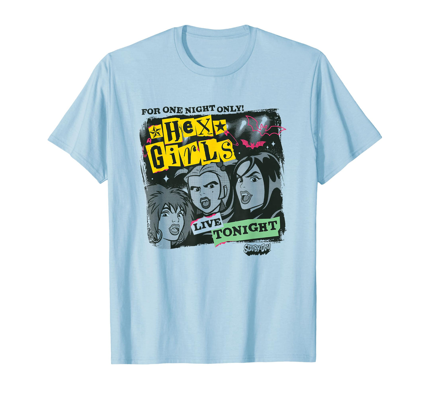 Scooby-Doo Hex Girls For One Night Only! Live Tonight Logo T-Shirt