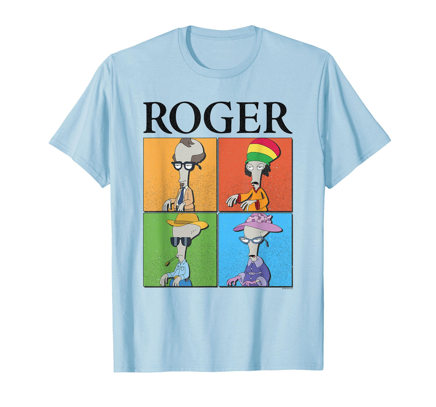 American Dad Roger Disguises Pop Art Cartoon T-Shirt