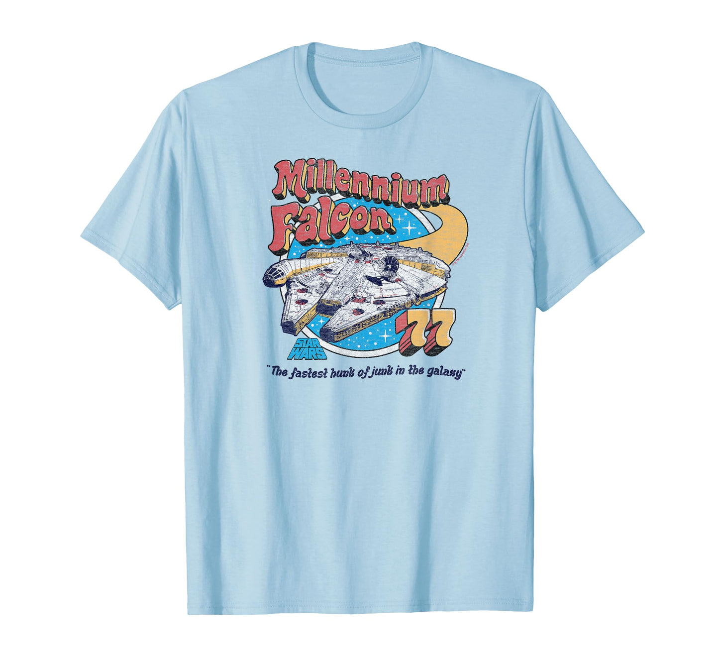 Star Wars - Millennium Falcon The Fasted Junk In The Galaxy T-Shirt