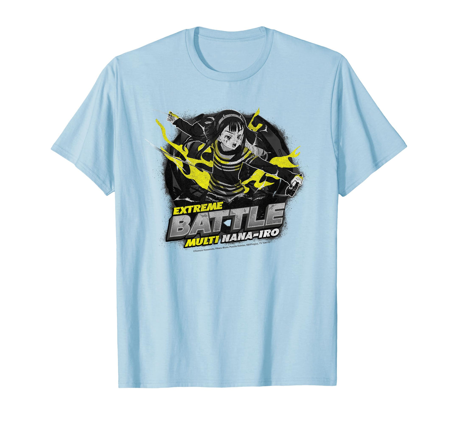 Beyblade X Extreme Battle Multi Nana-IRO Manga T-Shirt