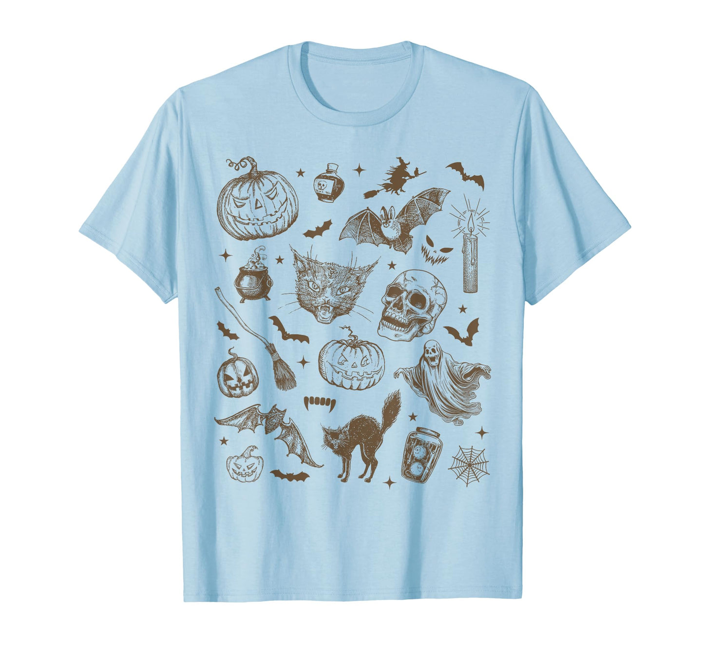 Halloween Vintage 90s Witchy Aesthetic Cute Retro Graphic T-Shirt