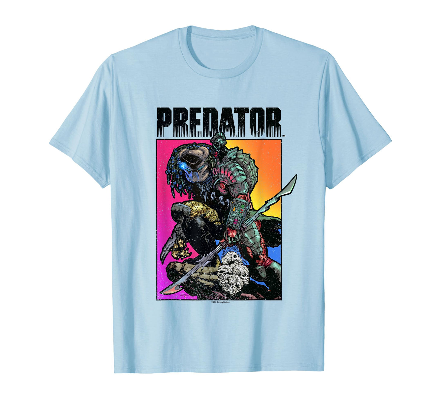 Predator Ready To Hunt Big Chest Iconic Retro Poster T-Shirt